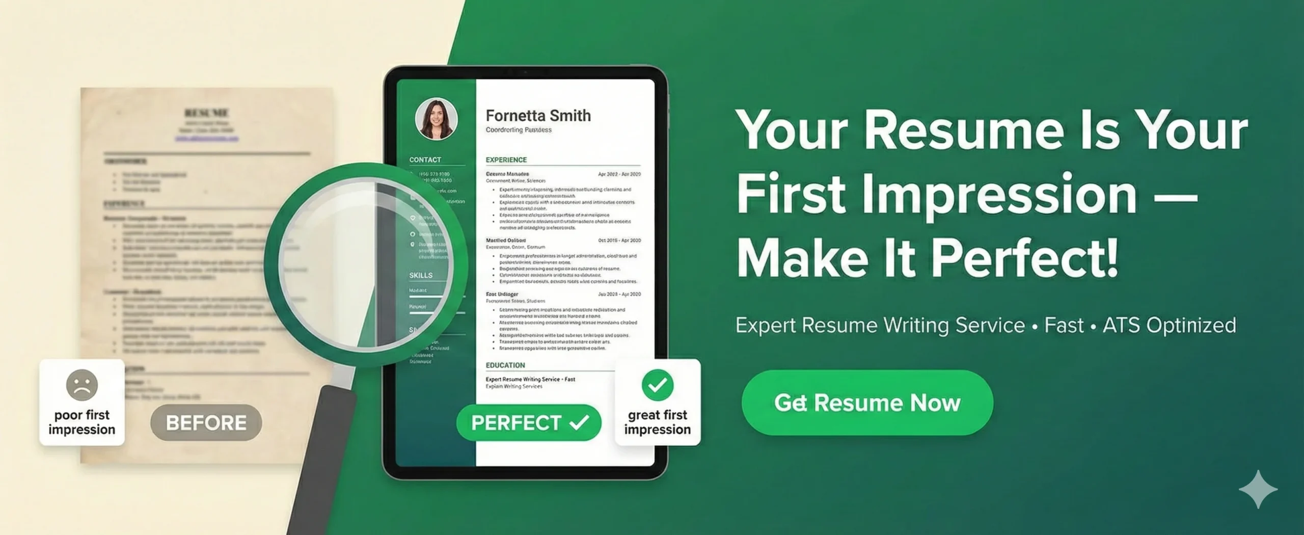 Recruiter reviewing CV matches