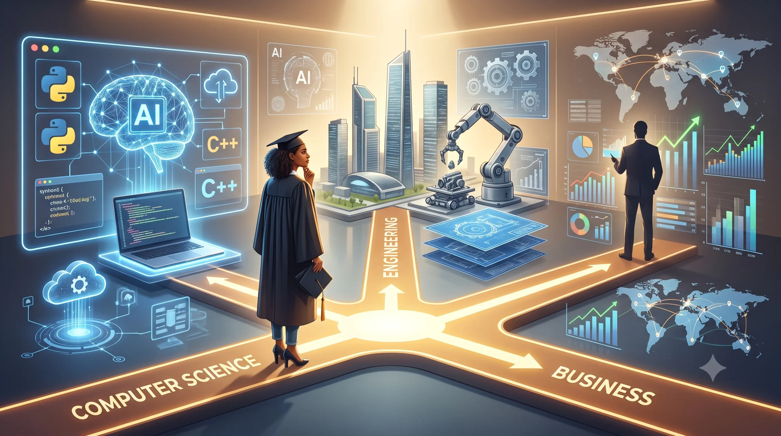 CS Degree vs Engineering vs Business Comparison Guide
